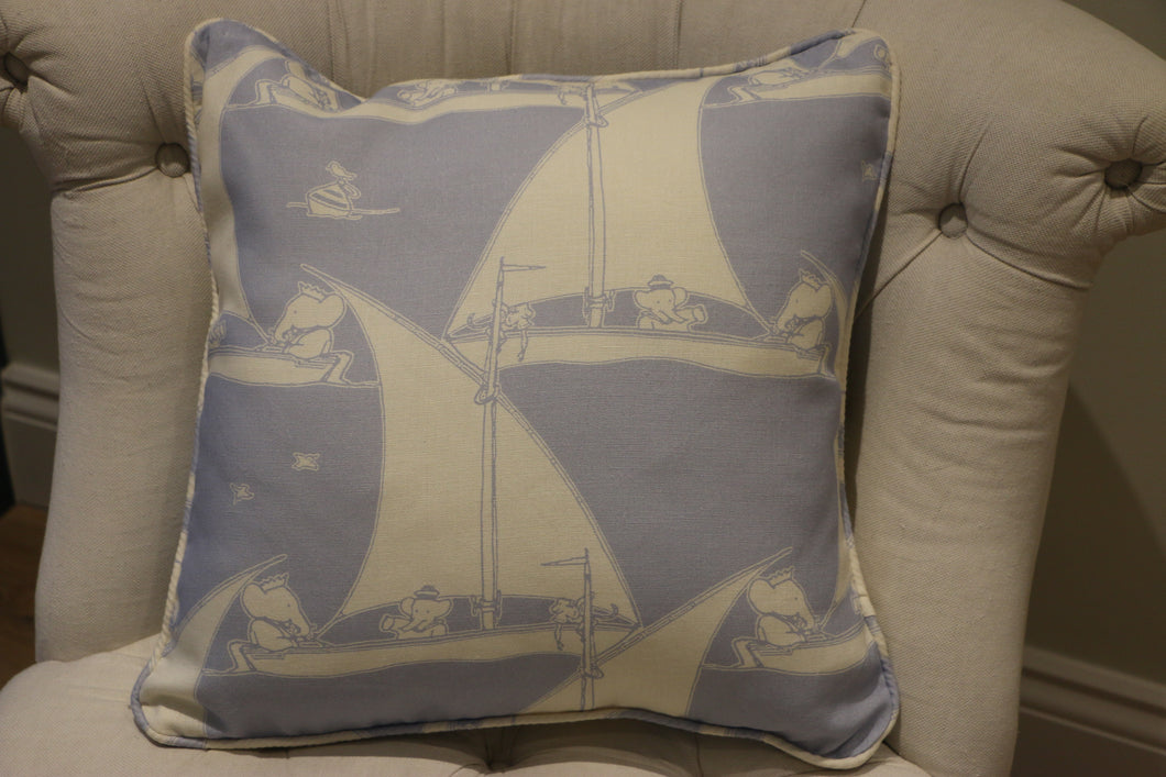 Hand-made cushions, Babar's Boat